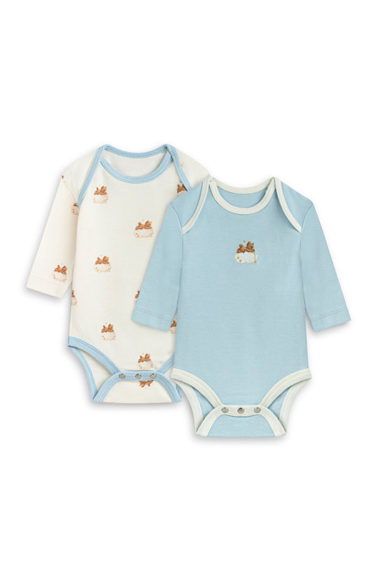 2-Piece Teddy Bodysuit Set