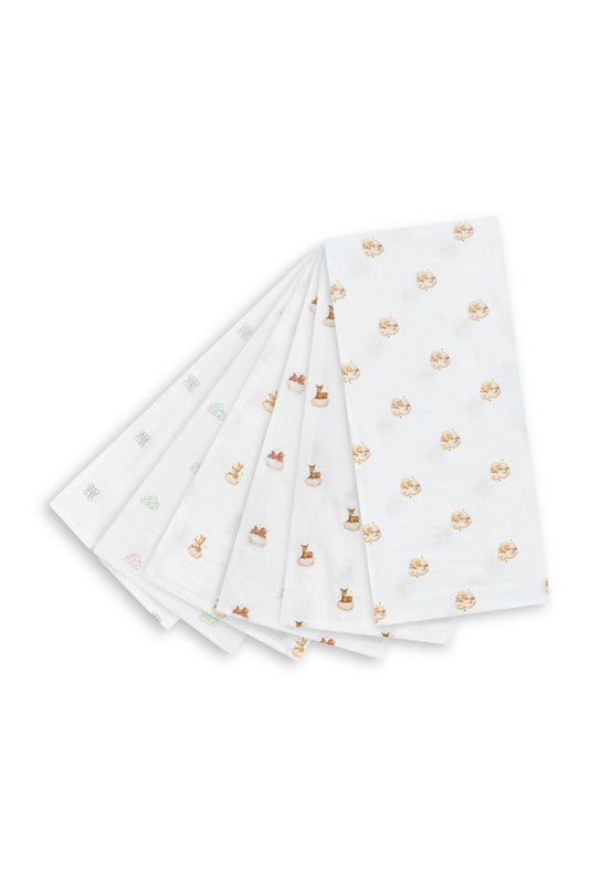 6-piece Muslin Shoulder Cloth Set
