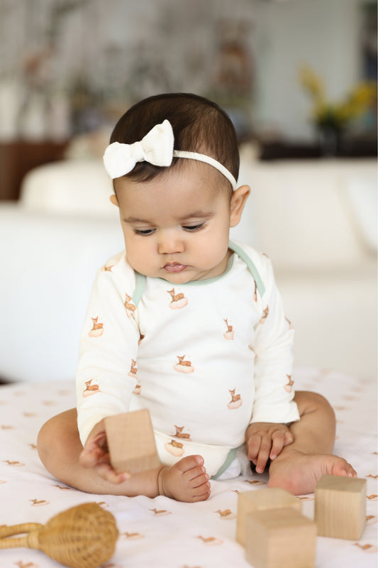 Deer Print Bodysuit