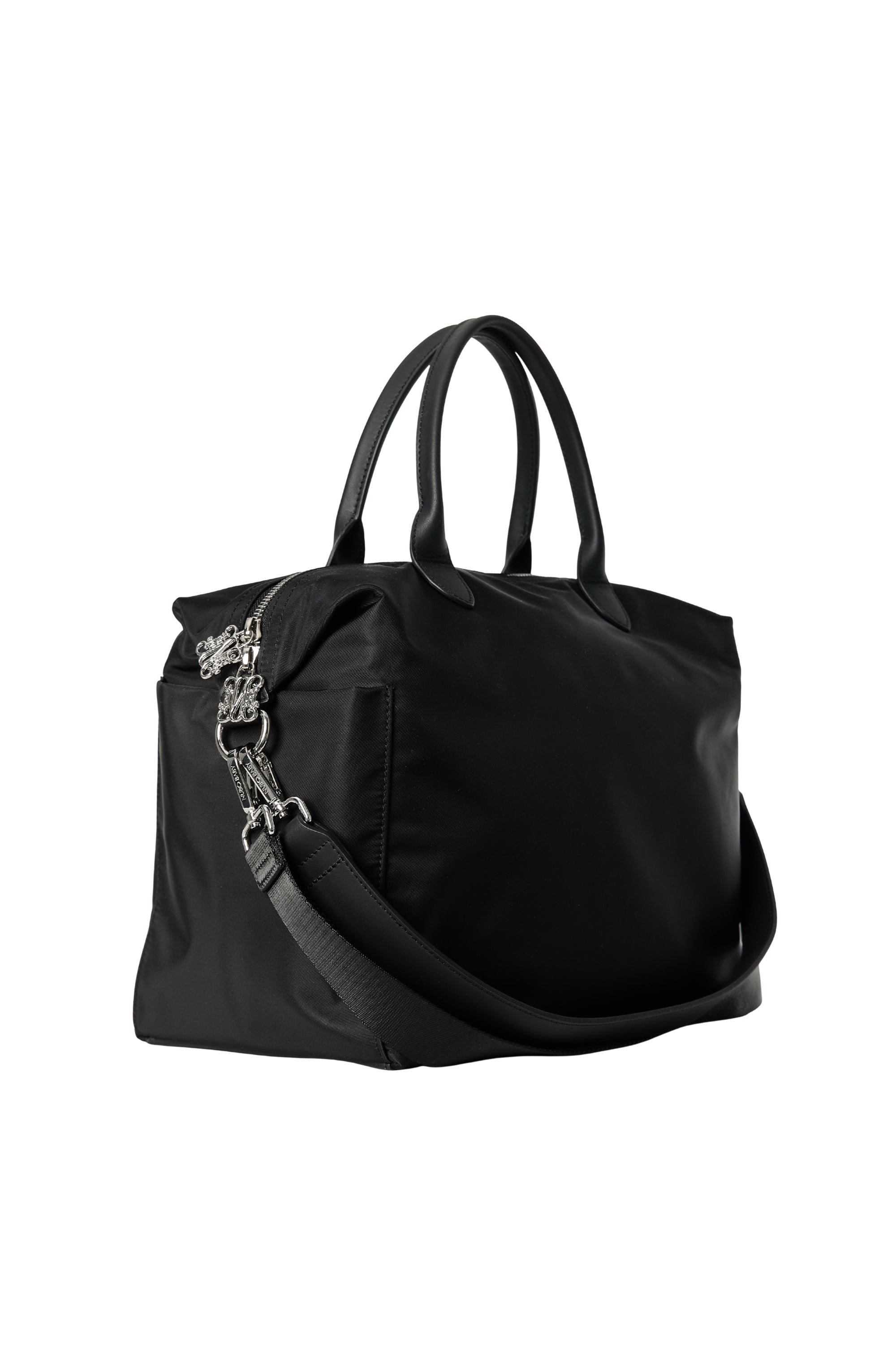 Monogram Black Diaper Bag