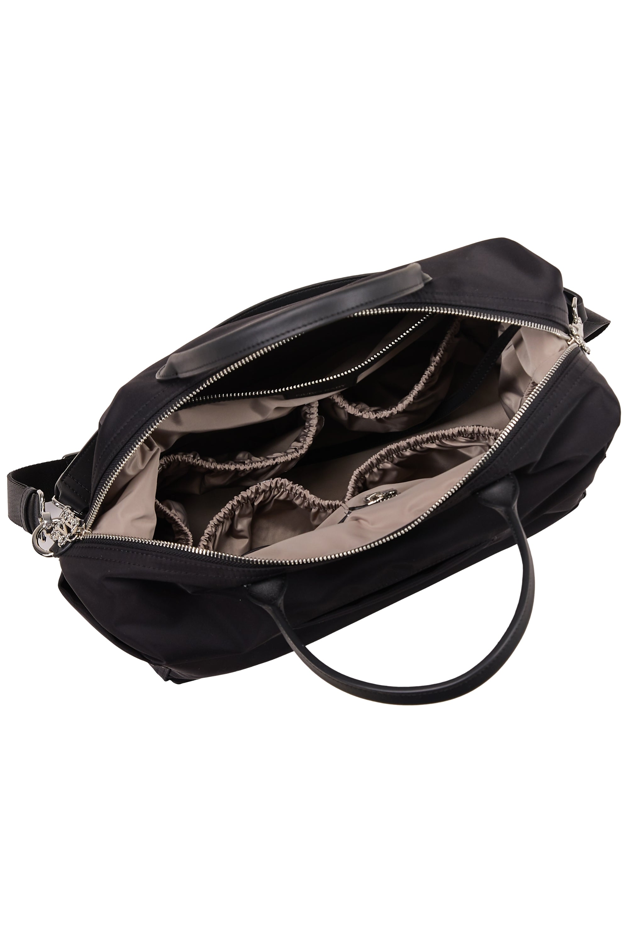 Monogram Black Diaper Bag