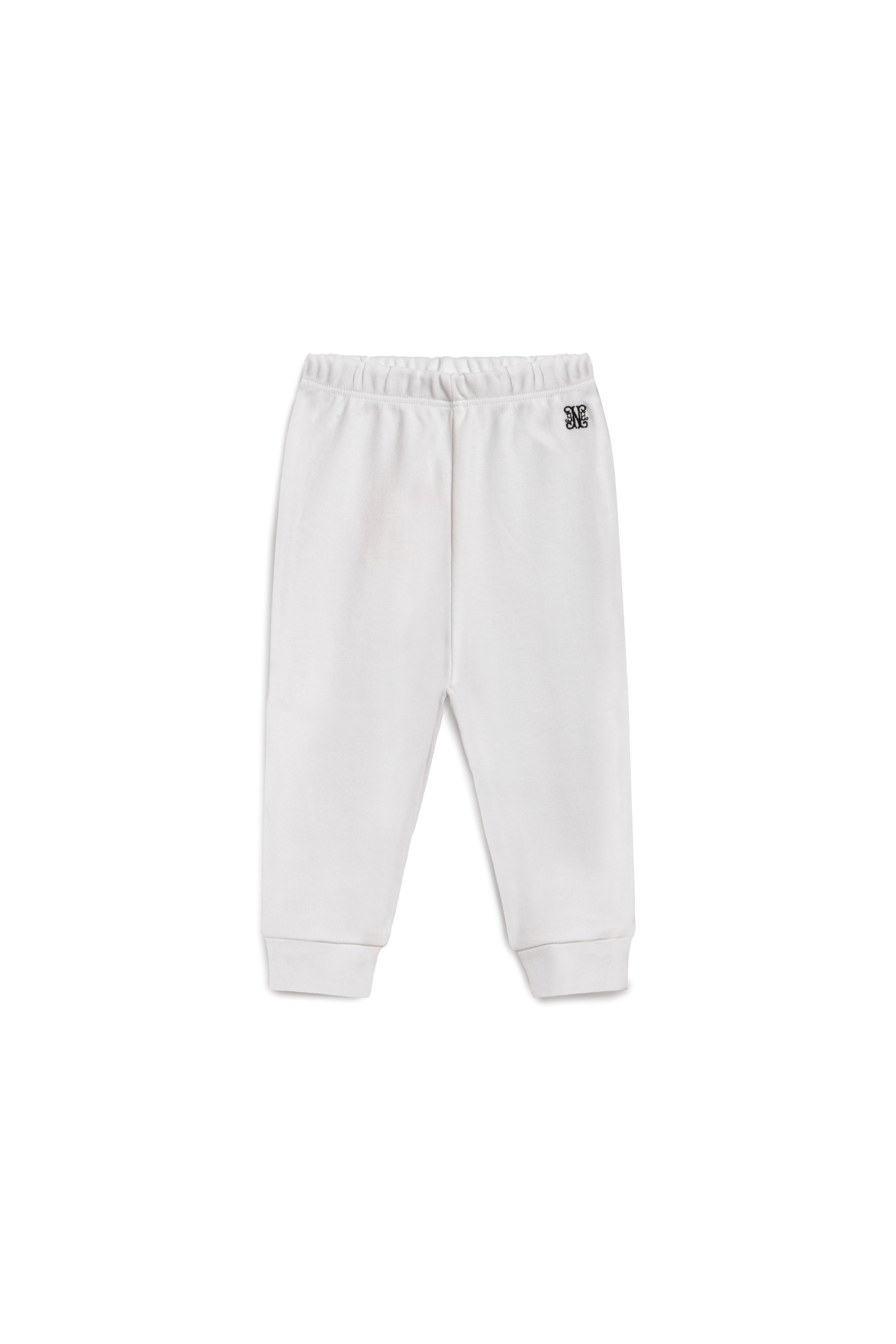 Monogram Embroidered Baby Leggings