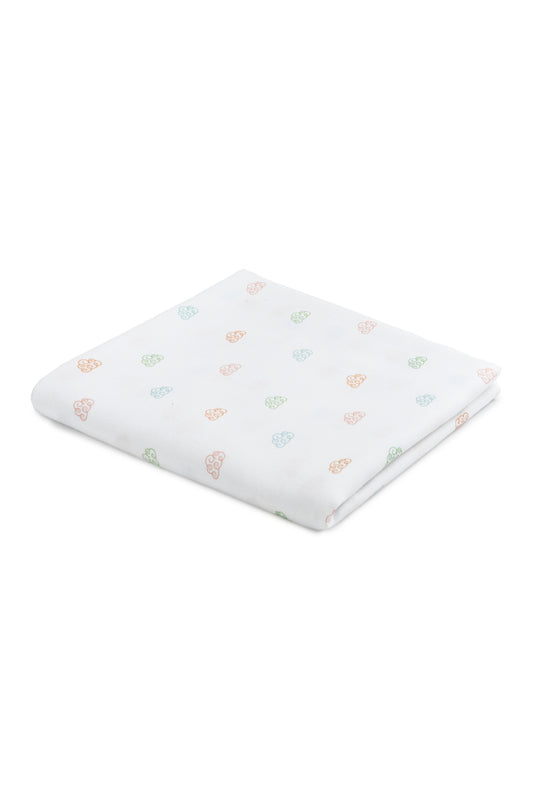 Muslin Cloud Print Blanket