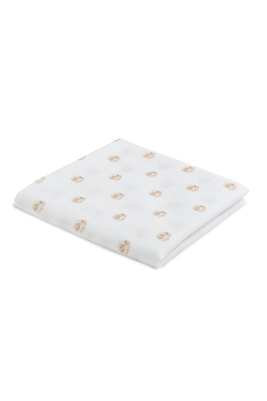 Muslin Sheep Print Blanket