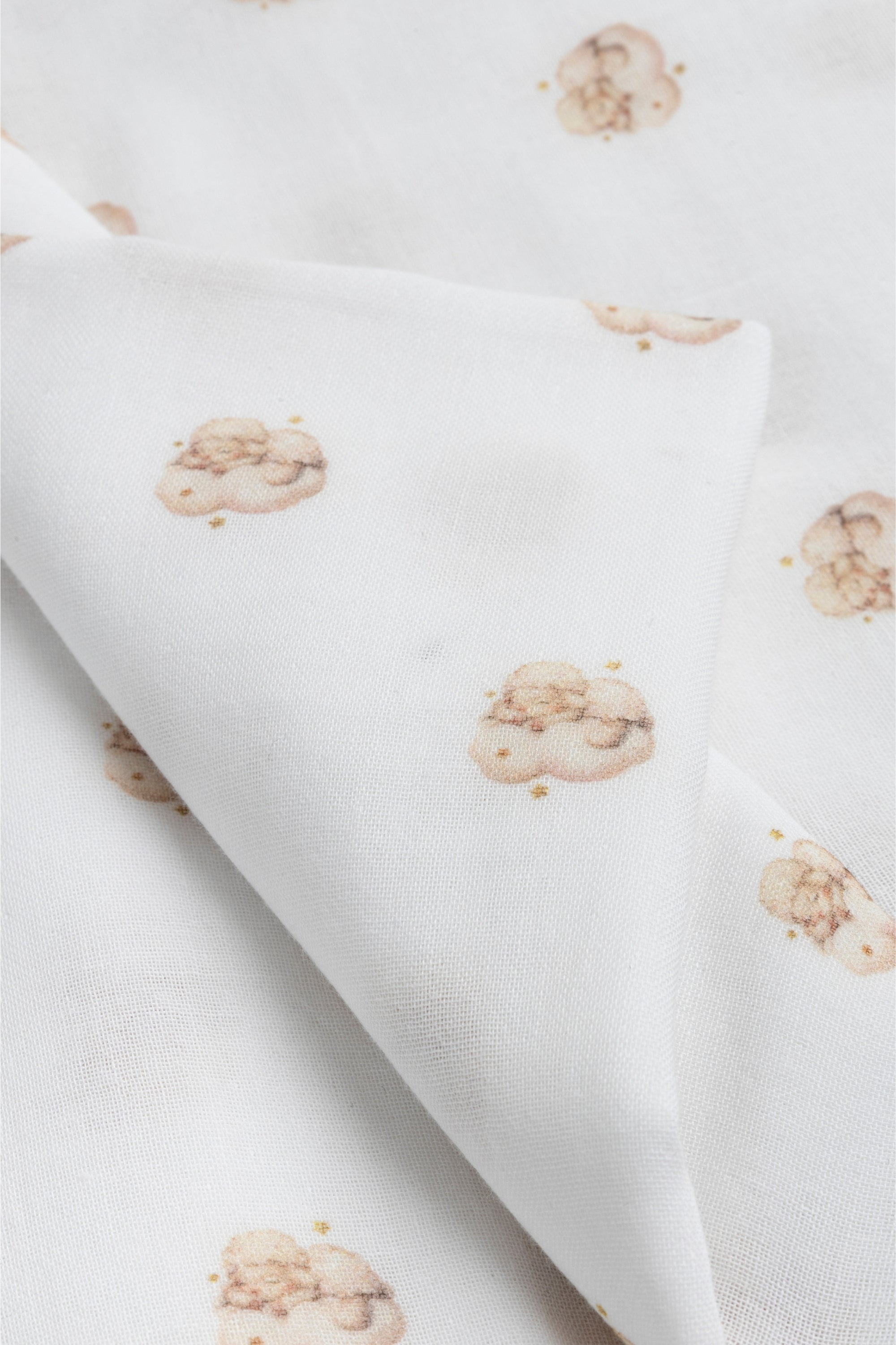 Muslin Sheep Print Blanket