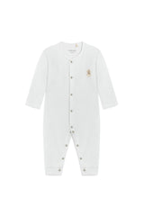 Rabbit Embroidered Pajama Jumpsuit