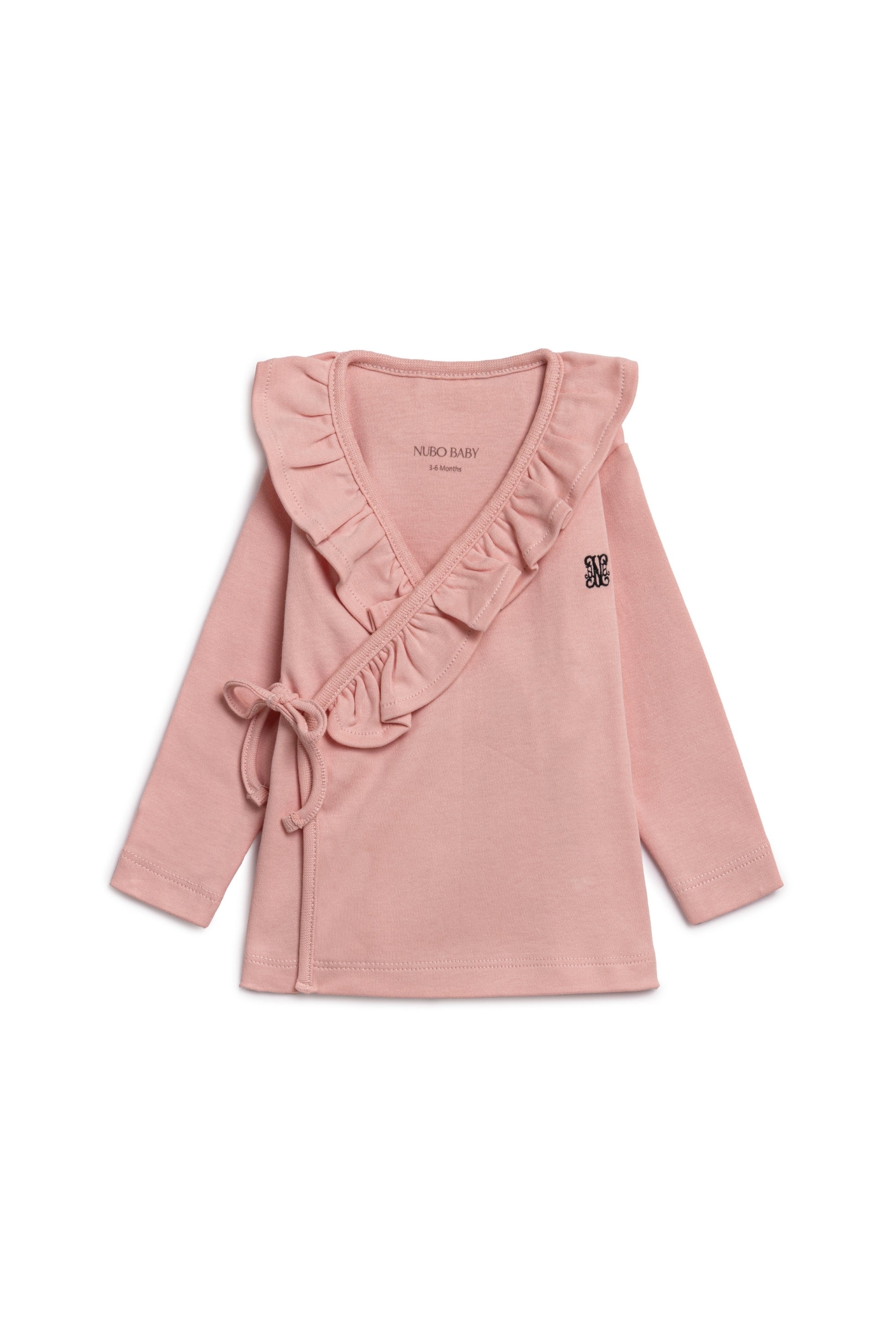 Ruffled Wrap Blouse