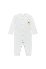 Teddy Nakışlı Pijama Tulum